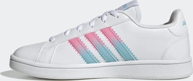 adidas Grand Court Base Beyond cloud white/bliss pink/bliss blue (Damen)