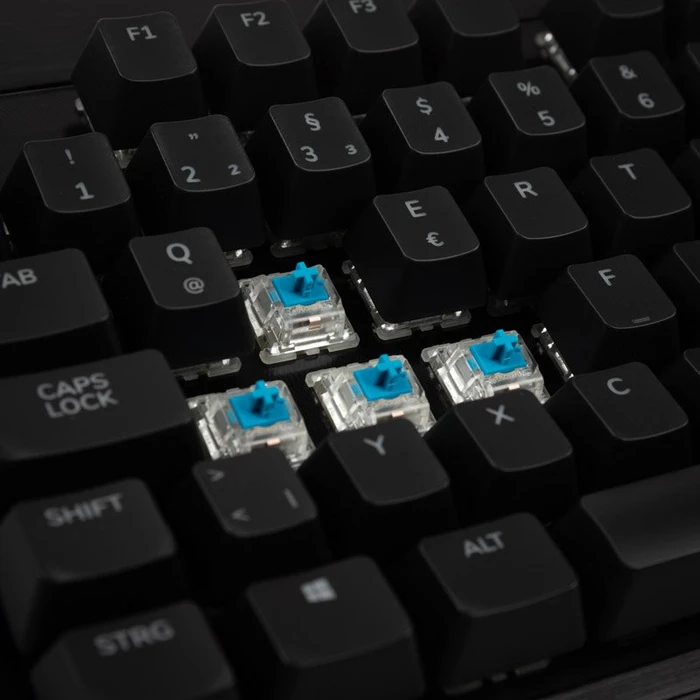 Mountain Everest Core Midnight Black, TKL, LEDs RGB, Gunmetal Gray, MX RGB BLUE, USB, DE