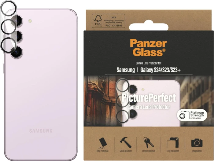 PanzerGlass PicturePerfect Camera Lens Protector für Samsung Galaxy S23/S23+