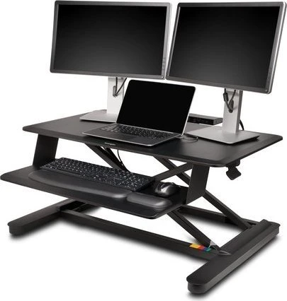 Kensington SmartFit Schreibtischaufsatz 90x67cm schwarz/schwarz