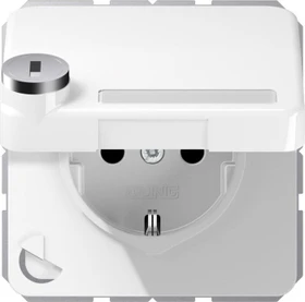 Jung Serie CD SCHUKO Steckdose 16A 250V, alpinweiß