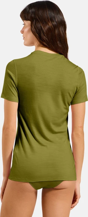 Odlo Natural Merino 160 Baselayer Funktionsshirt kurzarm guacamole (Damen)