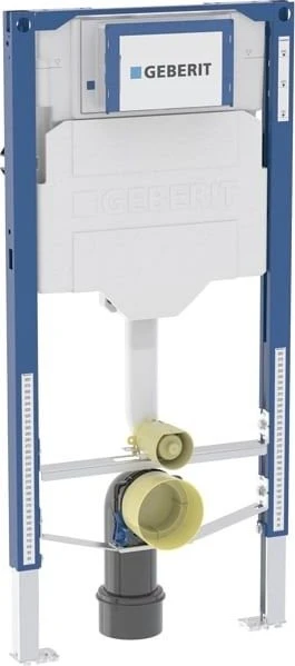 Geberit Duofix Bambini Element für Kinder- und Kleinkinder-Stand-WC, 97cm, mit Sigma UP-Spülkasten 12cm