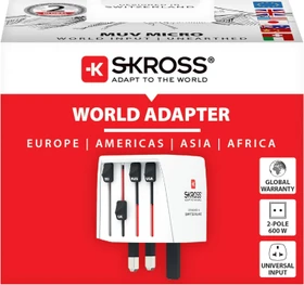 Skross World Travel Adapter MUV Micro, weiß