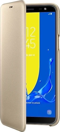 Samsung Wallet Cover für Galaxy J6 (2018) gold