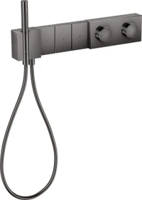 Hansgrohe Axor Edge Thermostatmodul Select 540/100 für 3 Verbraucher Diamantschliff polished black chrome
