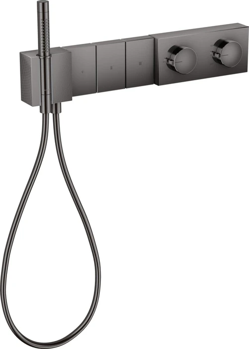 Hansgrohe Axor Edge Thermostatmodul Select 540/100 für 3 Verbraucher Diamantschliff polished black chrome