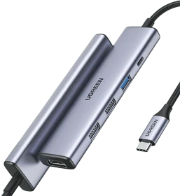 Ugreen Revodok 105 5-in-1 USB-C Hub, USB-C 3.0 [Stecker] (15495)