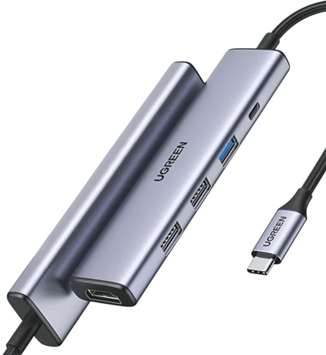 Ugreen Revodok 105 5-in-1 USB-C Hub, USB-C 3.0 [Stecker]