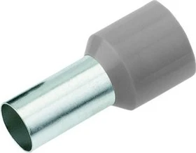 Cimco Aderendhülse 2.50mm² Teilisoliert Grau 100St.