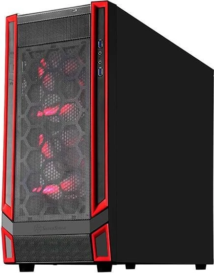 SilverStone Redline Series RL05 rot, Acrylfenster