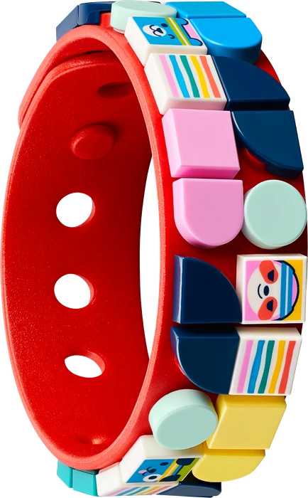 LEGO Dots - Regenbogen Armband mit Anhängern