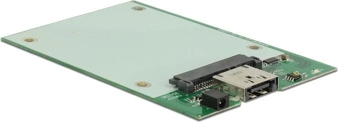DeLOCK 15mm, eSATAp 6Gb/s + USB-A 3.1