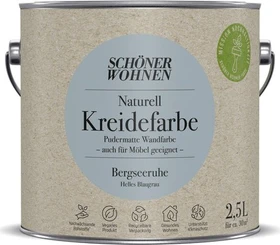 Schöner Wohnen Naturell Kreidefarbe innen bergseeruhe helles blaugrau, 2.5l
