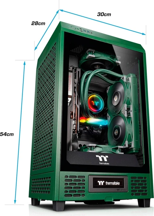 Thermaltake Toughline T200A, grün, Ryzen 7 7800X3D, 32GB RAM, 1TB SSD, Radeon RX 7900 XT