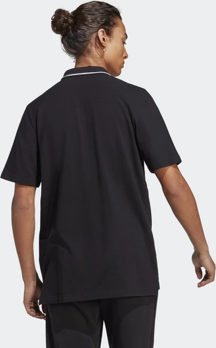 adidas Essentials Piqué Small Logo Poloshirt kurzarm schwarz (Herren)