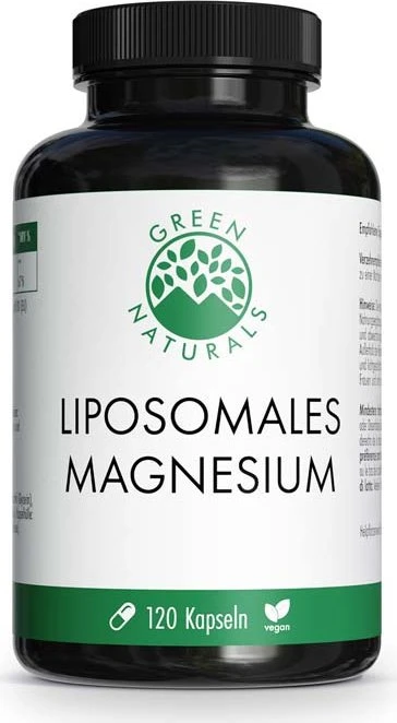 Green Naturals Magnesiumcitrat liposomal Kapseln, 120 Stück