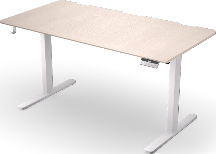 Endorfy Atlas L Electric elektrisch höhenverstellbarer Sitz-Steh-Schreibtisch 150x78cm Light Wood/weiß