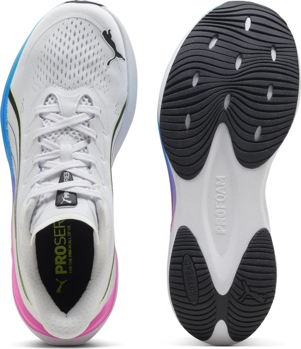 Puma Darter Pro 2 puma white/puma black/lime squeeze/poison pink