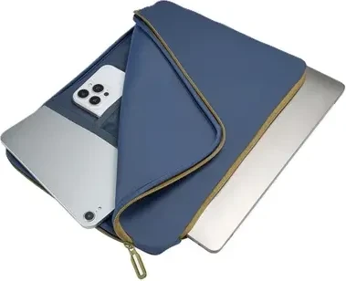 Tucano Doppio Sleeve für Laptop 13" - 14" blau