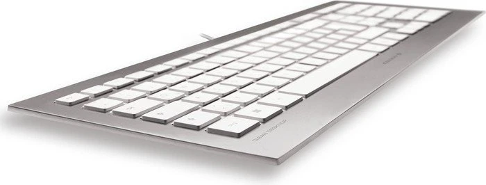 Cherry STRAIT Corded Keyboard silber, USB (verschiedene Layouts)