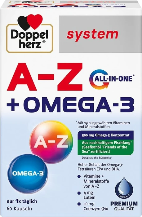Doppelherz system A-Z All-In-One + Omega 3 Kapseln