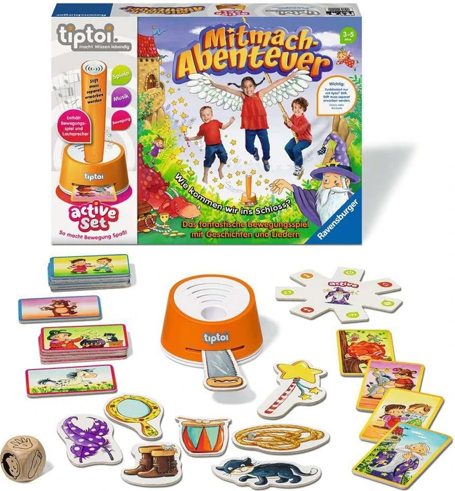 Ravensburger tiptoi Spiel: Active Set Mitmach-Abenteuer