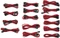 Corsair AX/AXi/CXM/HX/TX-M Sleeved Modular Upgrade-Kit Gen2, rot Vorschaubild