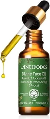 Antipodes Divine Face Oil Organic Avocado Oil & Rosehip, 30ml