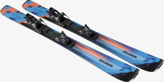 Salomon Stance 84 + MI12 azure blue/nasturtium (inkl. Bindung) (Modell 2025/2026)