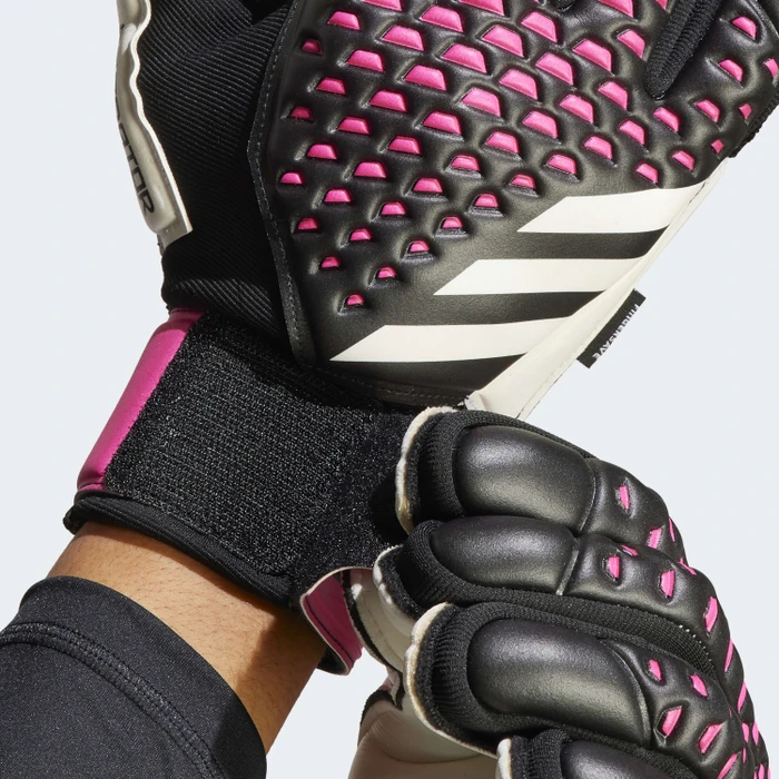 adidas Predator Match Fingersave Torwarthandschuhe black/white/team shock pink