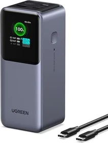 Ugreen Nexode Powerbank 20000mAh 130W mit digitaler Anzeige silber/schwarz