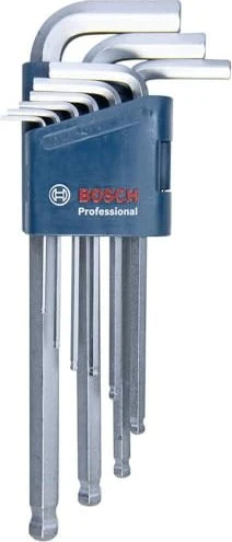 Bosch Professional Innensechskant Winkelschlüsselsatz, 9-tlg.