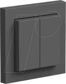 Senic Friends Of Hue Smart Switch, Tasten mit Wippe, 2-fach, anthrazit
