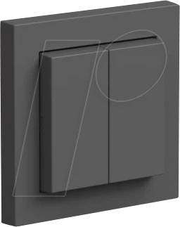Senic Friends Of Hue Smart Switch, Tasten mit Wippe, 2-fach, anthrazit