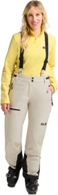 Jack Wolfskin Flowline Pro 2L Insulated Skihose lang pale sand (Damen)