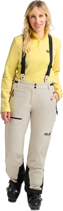 Jack Wolfskin Flowline Pro 2L Insulated Skihose lang pale sand (Damen)