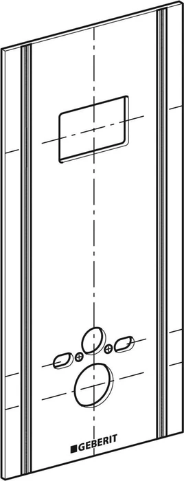 Geberit GIS WC Paneel für Sigma Unterputz Spülkästen 12 cm