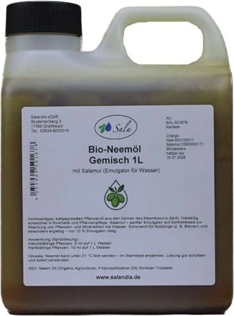 Sala Bio Neemöl Gemsich mit Salamul, 1l