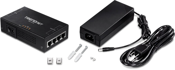 TRENDnet Desktop Gigabit PoE-Injektor, 8x RJ-45, 65W PoE+