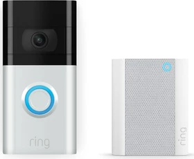 Ring Video Doorbell 3 silber, inkl. Türgong, Set