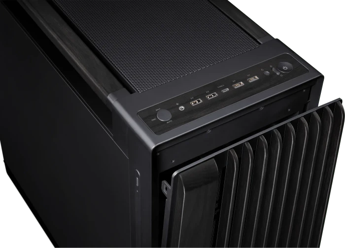 ASUS ProArt PA602 Wood Edition, schwarz/braun, Metal Panel