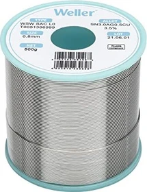 Weller WSW SAC L0 Lötzinn 0.8mm, 500g