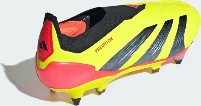 adidas Predator 24 Elite Laceless SG semi solar slime/solar red/core black