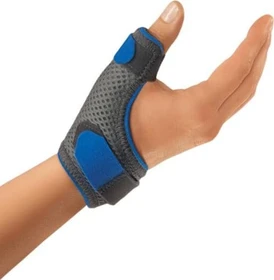 Bort Medical Soft Daumenschiene kurz Größe M blau, 1 Stück