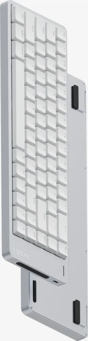 Lofree Flow 2 68, Silver, LEDs weiß, Kailh LOW PROFILE Void, USB/Bluetooth, US