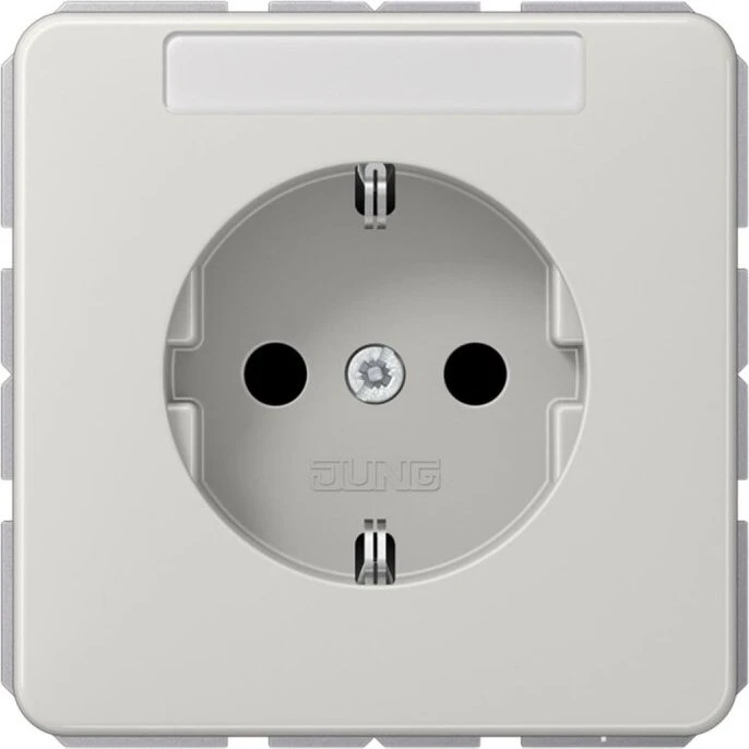 Jung Serie CD SCHUKO Steckdose Thermoplast 16A 250V, lichtgrau