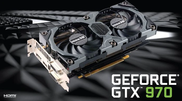 INNO3D GeForce GTX 970 Gaming OC, 4GB GDDR5, 2x DVI, HDMI, DP