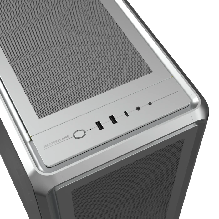 Cooler Master MasterFrame 600 Mesh, silber, Glasfenster
