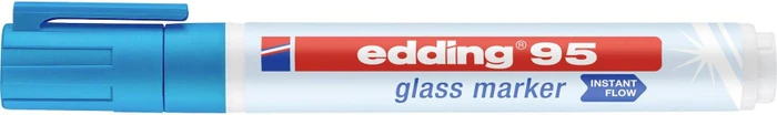 edding 95 Glasmarker hellblau, 10er-Pack